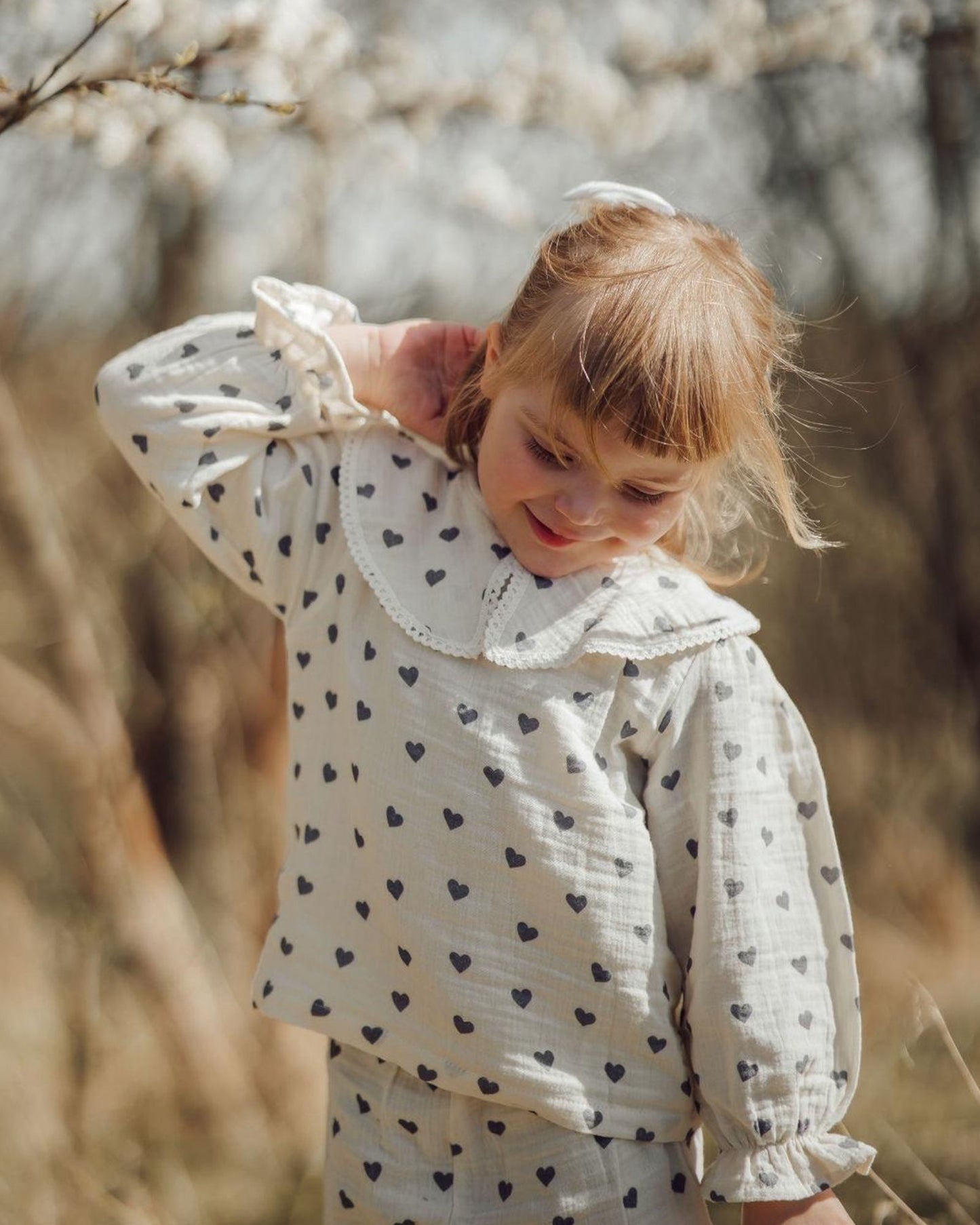 Organic Heart Garden Blouse