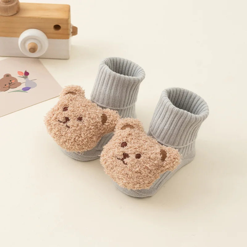 Baby Bear Slipper Socks