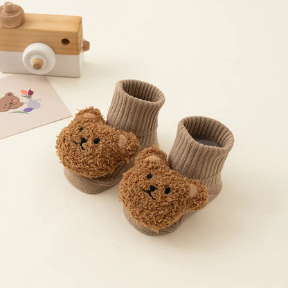 Baby Bear Slipper Socks