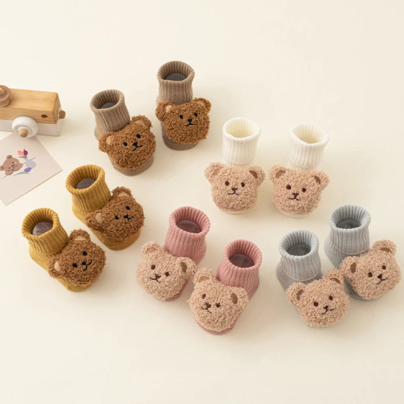 Baby Bear Slipper Socks