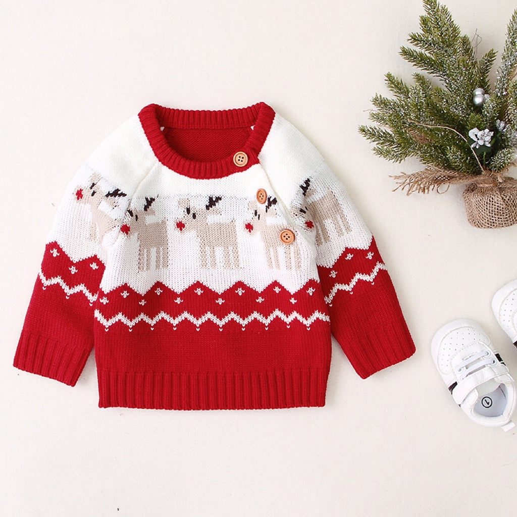 Christmas Jumper Deer Pattern