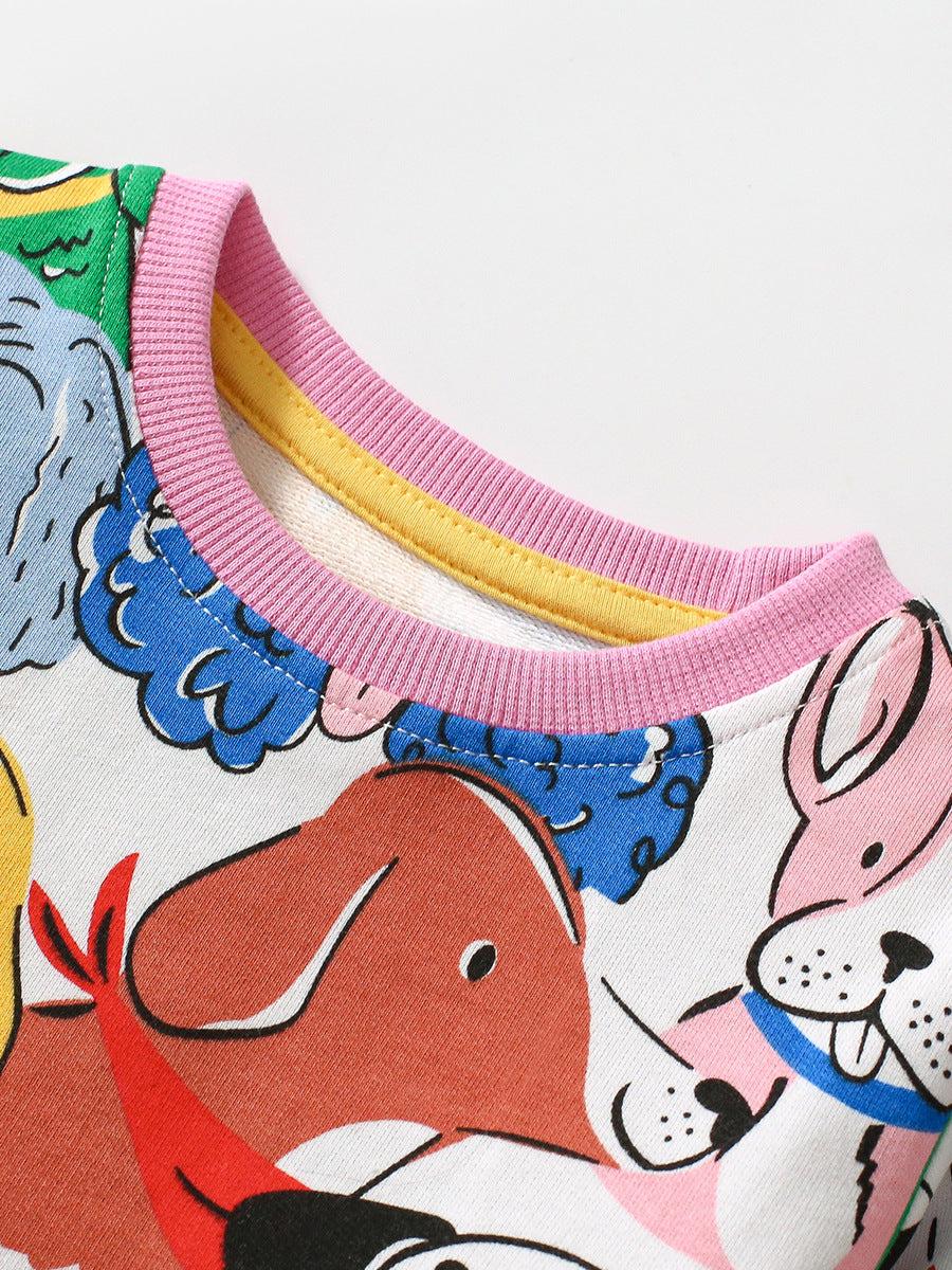 Girls Dog Every day Dress