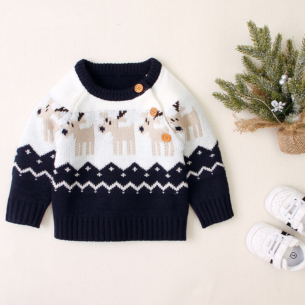 Christmas Jumper Deer Pattern