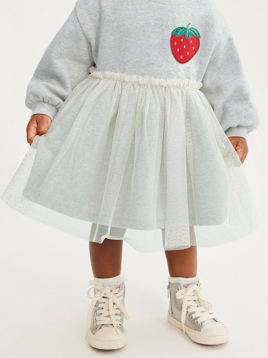Strawberry Cozy tulle dress