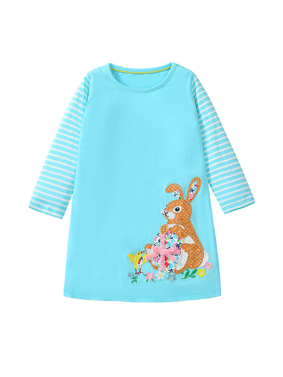 Sweet Bunny Long Sleeves Every day Dress