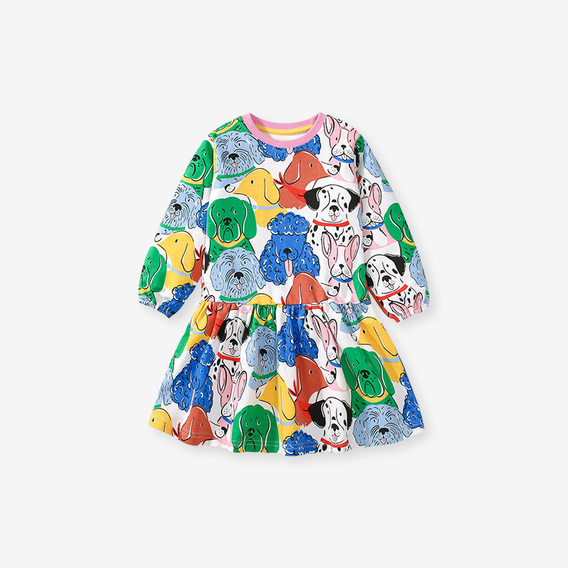 Girls Dog Every day Dress